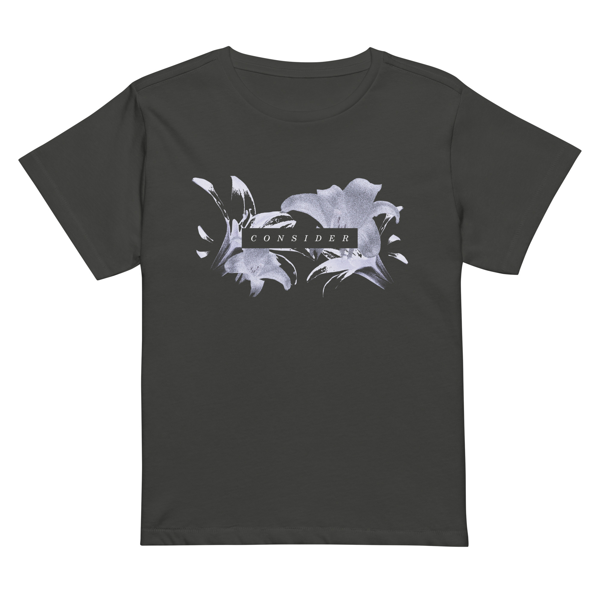 Consider the lilies • Cropped tee