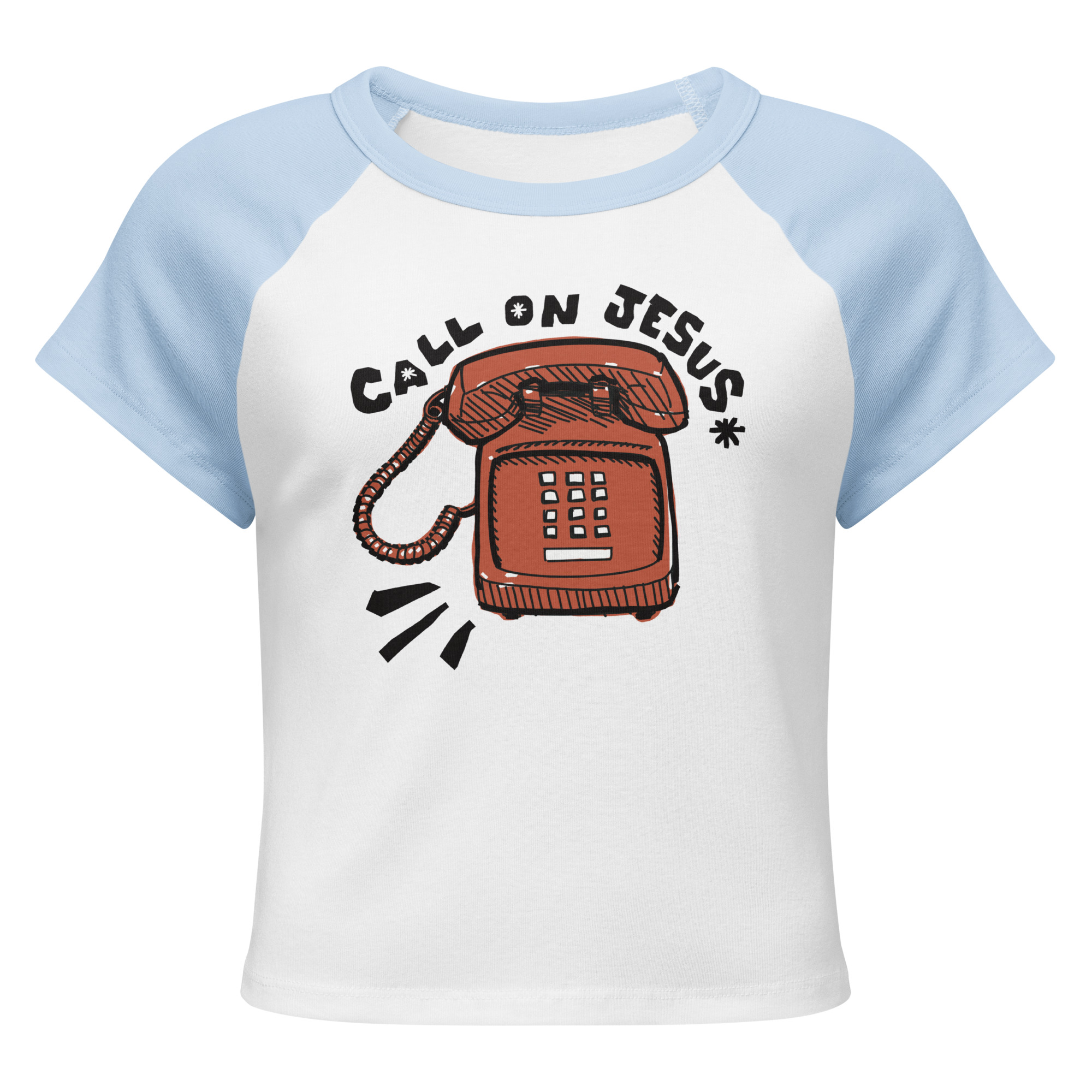 Call on JESUS • Baby Tee - Image 3