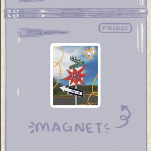 Jesus is THE way • Magnet